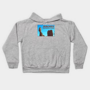 Balanced Rock Arches Kids Hoodie